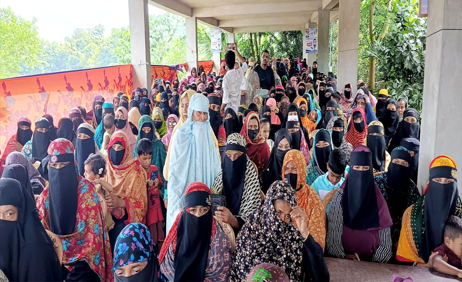 জাতীয়তাবাদী মহিলা দল মৌকরা ইউনিয়ন  কমিটি গঠন করার লক্ষে মহিলা সমাবেশ অনুষ্ঠিত 