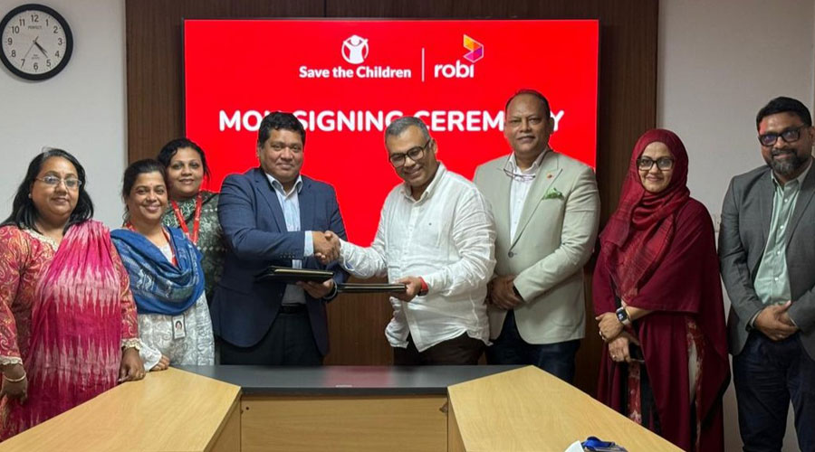 তরুণদের ডিজিটাল দক্ষতা উন্নয়নে একসাথে কাজ করবে রবি ও সেভ দ্য চিলড্রেন