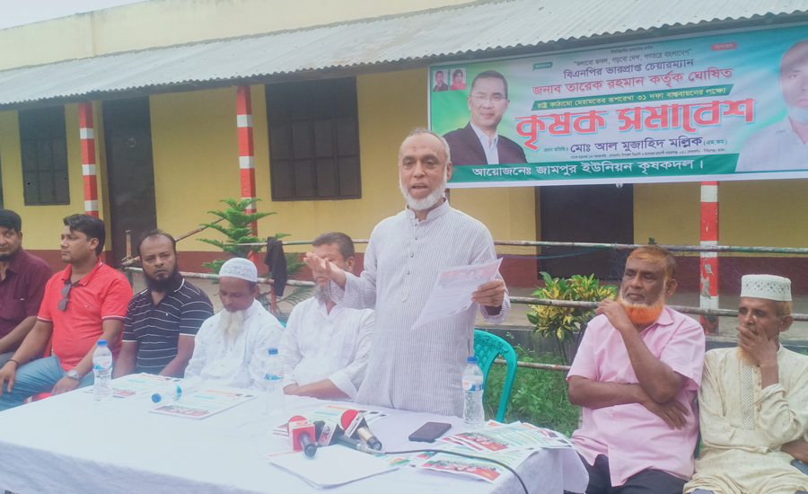 সোনারগাঁয়ে বিএনপির ৩১দফা বাস্তবায়নের লক্ষ্যে কৃষক সমাবেশ অনুষ্ঠিত 