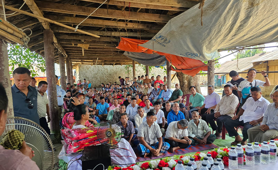 দীপেন দেওয়ানের নেতৃত্বে মৈদংয়ে পথসভা ও গণসংযোগে সাধারণ মানুষের ব্যাপক সাড়া