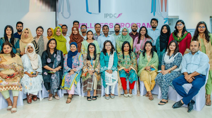 কর্মী ও গ্রাহকদের সুস্থতা নিশ্চিতে আইপিডিসি’র ওয়েলনেস প্রোগ্রাম