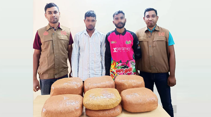হবিগঞ্জে গোয়েন্দা পুলিশের হাতে ১৫ কেজি গাঁজাসহ ২ মাদক কারবারি গ্রেপ্তার