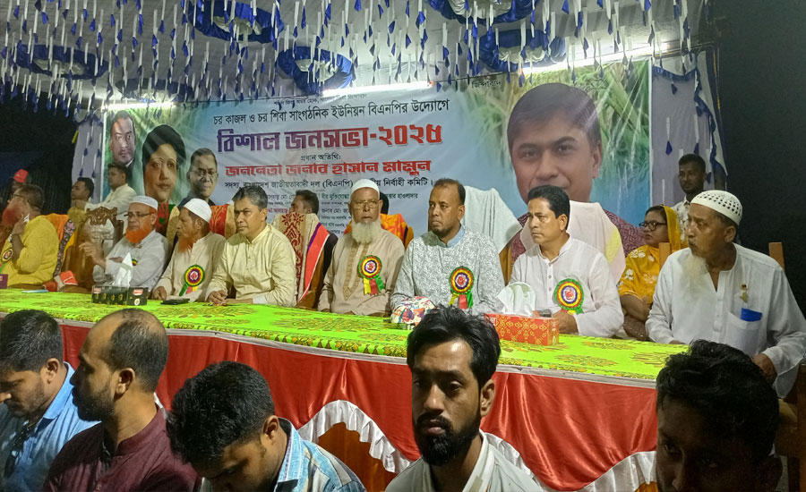 রাষ্ট্র ক্ষমতায় বিএনপি আসলে চরাঞ্চলকে উন্নয়নের রোল মডেলে রূপান্তরিত করা হবে:হাসান মামুন