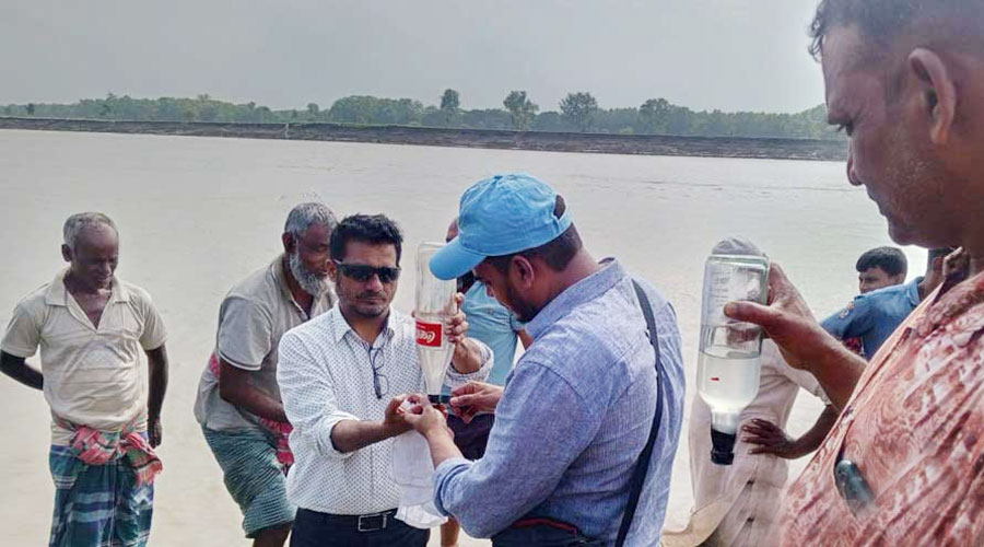 রাজশাহীর পদ্মা পাড়ে মিথেন গ্যাসের অস্তিত্ব, পরীক্ষা করছে বাপেক্স