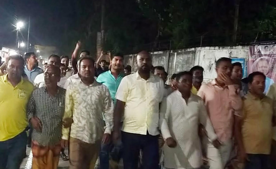 শেরপুর-৩ আসনের সাবেক এমপি রুবেল মনোনয়ন পাওয়ায় শ্রীবরদীতে আনন্দ মিছিল