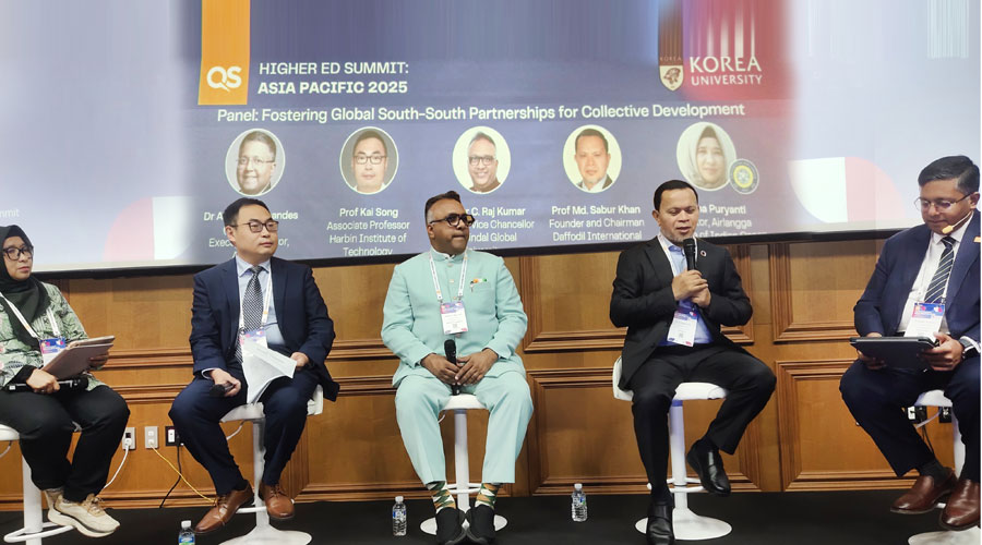 কিউ এস উচ্চশিক্ষা সম্মেলন : এশিয়া প্যাসিফিক এ বক্তা হিসেবে ডঃ মোঃ সবুর খানের যোগদান