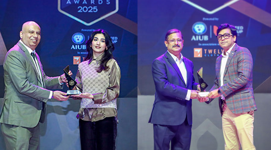 বর্ষসেরা পুরস্কার পেলেন ওয়ালটনের নিশাত তাসনিম শুচি ও ফিরোজ আলম