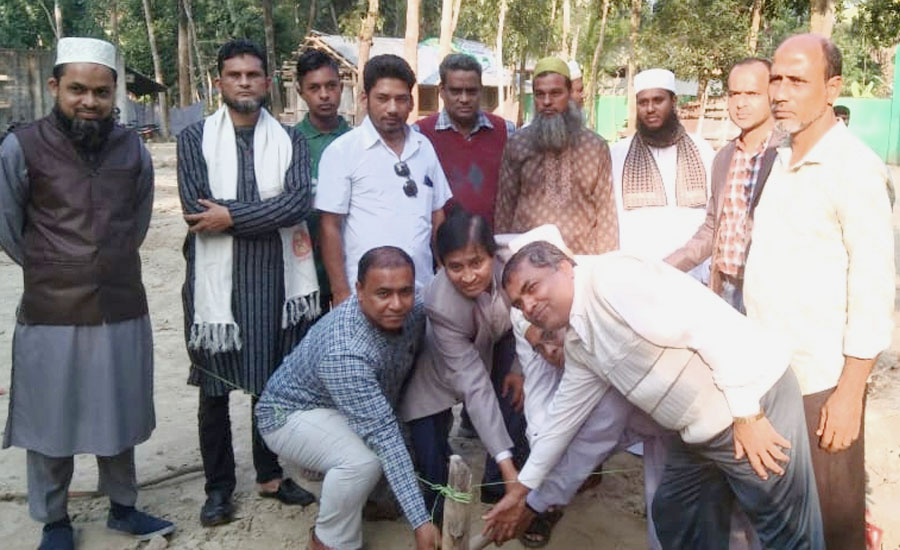 কালিহাতা মাহমুদিয়া আলিম মাদ্রাসায় ভবন নির্মাণ কাজের শুভ উদ্বোধন অনুষ্ঠিত