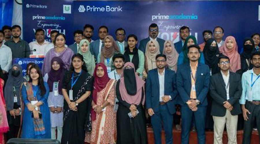 হামদর্দ ইউনিভার্সিটিতে প্রাইম ব্যাংকের 'এমপাওয়ারিং ইয়ুথ' বিষয়ক সেমিনার অনুষ্ঠিত হামদর্দ ইউনিভার্সিটিতে প্রাইম ব্যাংকের 'এমপাওয়ারিং ইয়ুথ' বিষয়ক সেমিনার অনুষ্ঠিত