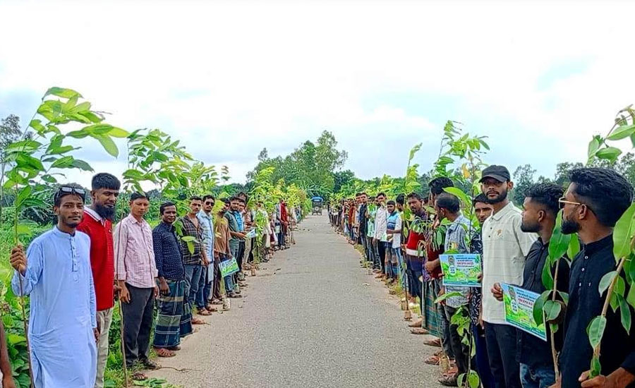 স্বেচ্ছাসেবক দলের প্রতিষ্ঠাবার্ষিকীতে দুর্গাপুরে বৃক্ষরোপণ কর্মসূচি স্বেচ্ছাসেবক দলের প্রতিষ্ঠাবার্ষিকীতে দুর্গাপুরে বৃক্ষরোপণ কর্মসূচি