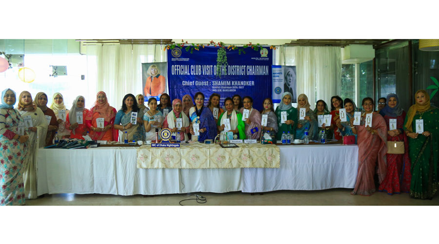 সপ্তম প্রতিষ্ঠাবার্ষিকী উদযাপন করল ইনার হুইল ক্লাব অফ ঢাকা নাইটিঙ্গেল সপ্তম প্রতিষ্ঠাবার্ষিকী উদযাপন করল ইনার হুইল ক্লাব অফ ঢাকা নাইটিঙ্গেল
